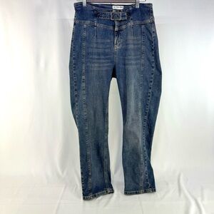 We the free buckle waist jeans dark wash size 29